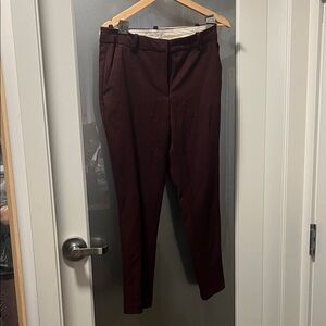 Women's Burgundy Dress Pants